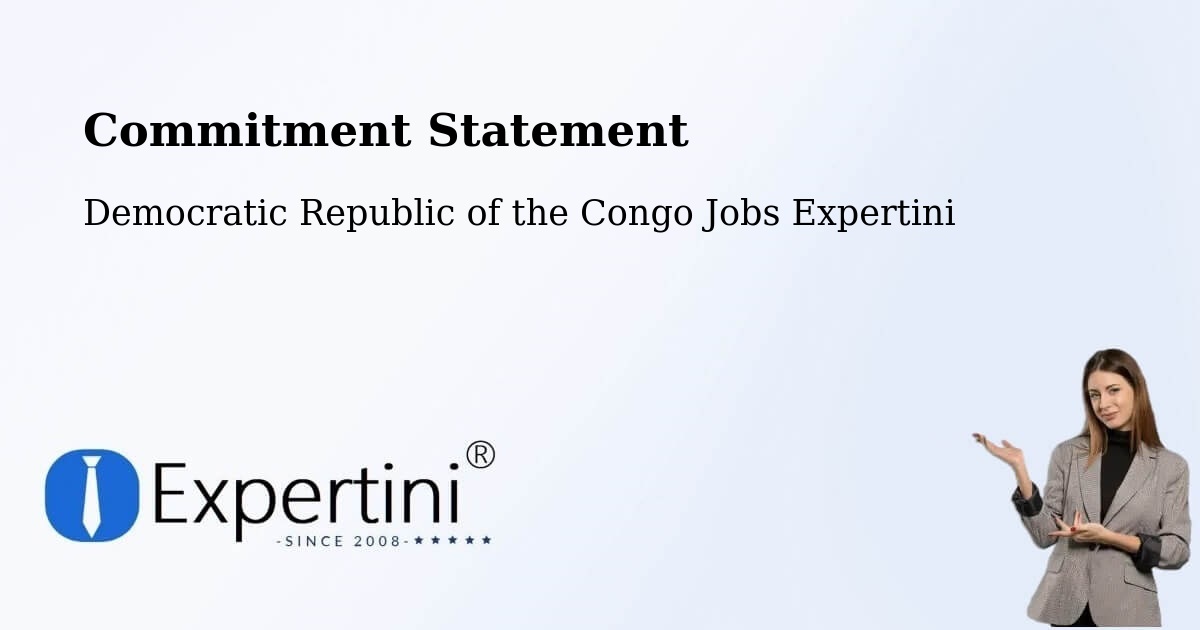 Corporate Commitment – Tshikapa - Democratic Republic of the Congo Jobs Expertini